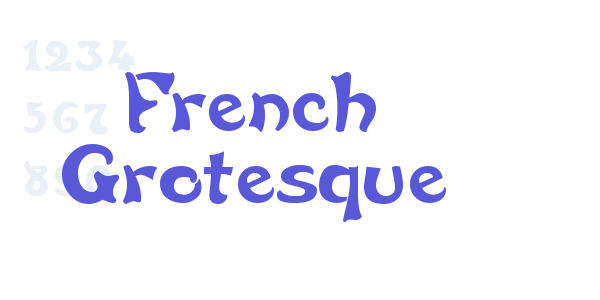 French Grotesque font free