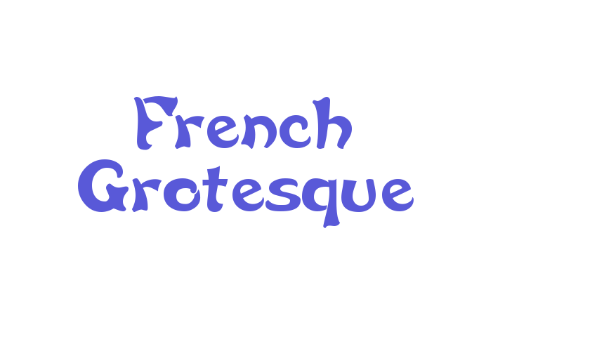 French Grotesque Font Download