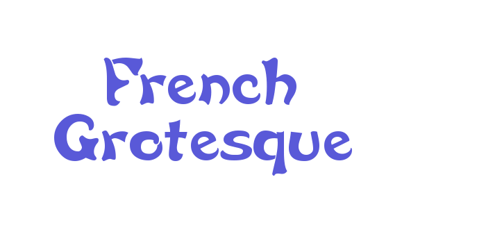 French Grotesque Font Download