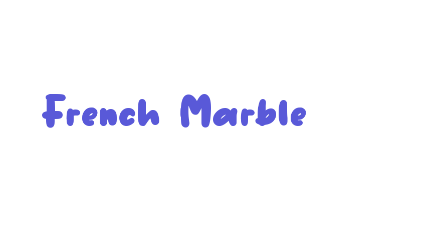 French Marble Font Download