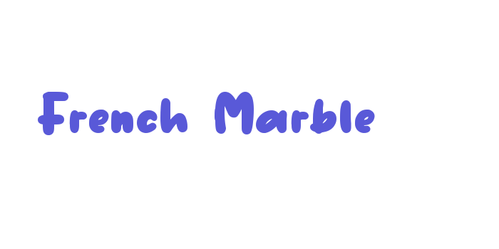 French Marble Font Download