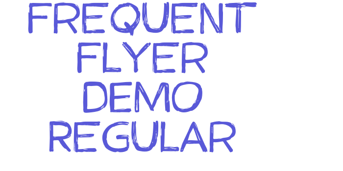 Frequent Flyer DEMO Regular Font Download