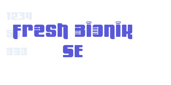 Fresh Bionik SE font free