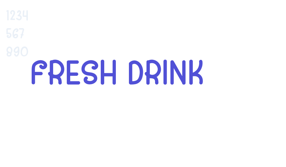 Fresh Drink-font-download