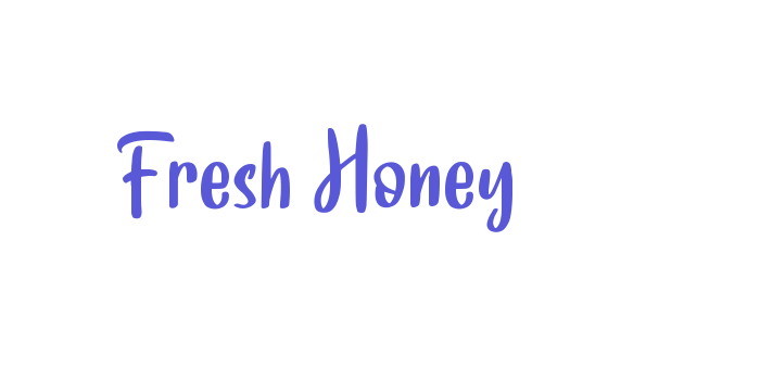 Fresh Honey Font