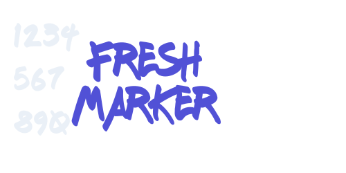 Fresh Marker-font-download