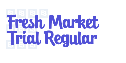 Fresh Market Trial Regular-font-download
