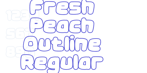 Fresh Peach Outline Regular-font-download