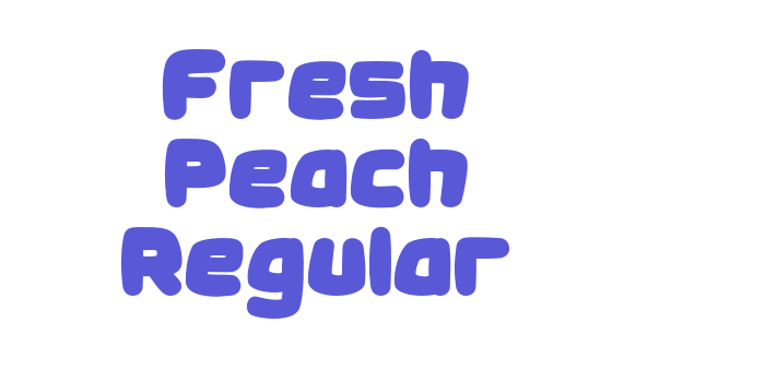 Fresh Peach Regular Font Download