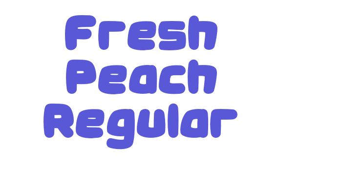 Fresh Peach Regular Font