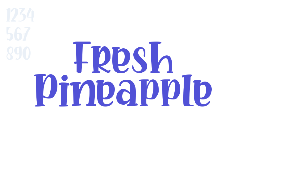 Fresh Pineapple-font-download