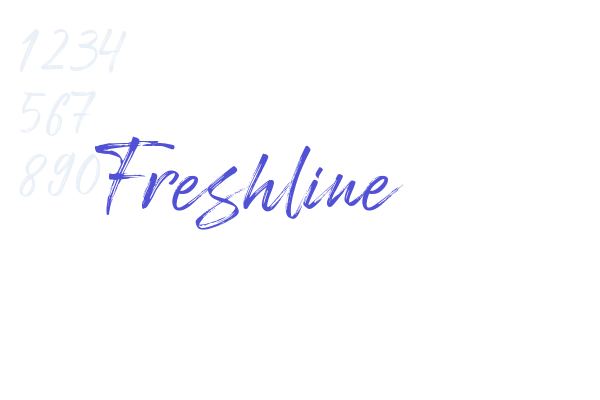 Freshline Font Download