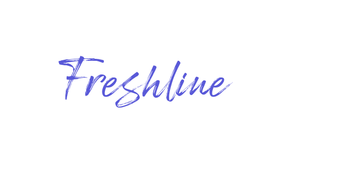 Freshline Font Download