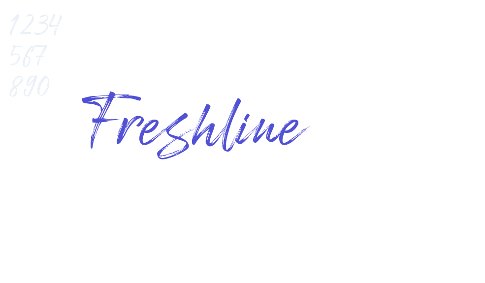 Freshline-font-download