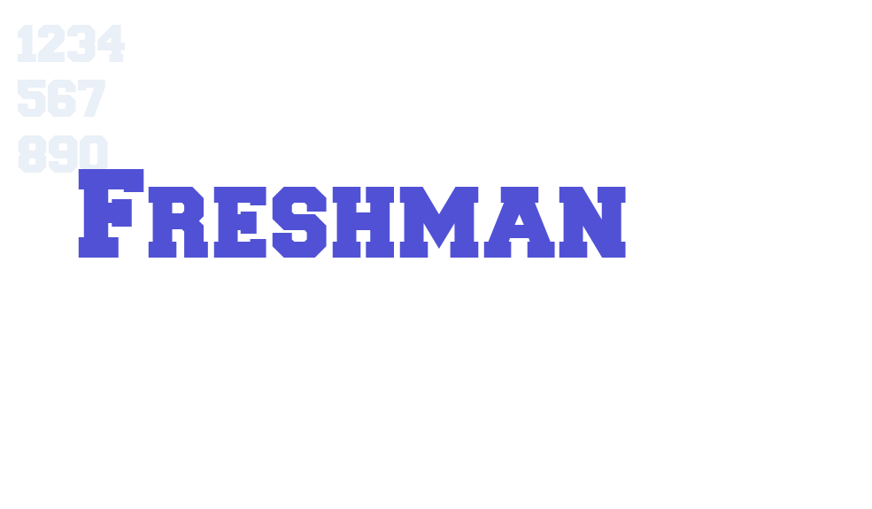 Freshman-font-download