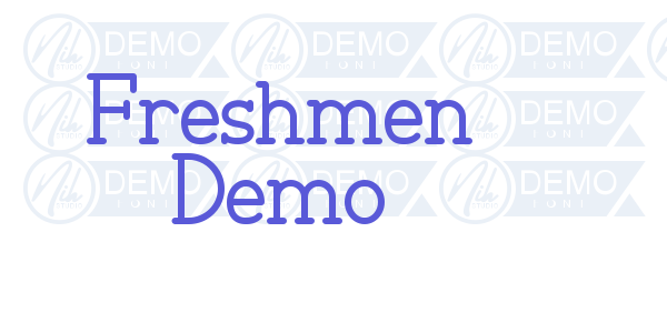 Freshmen Demo font free