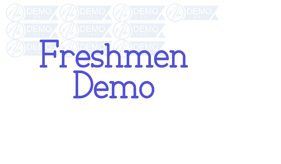 Freshmen Demo-font-download