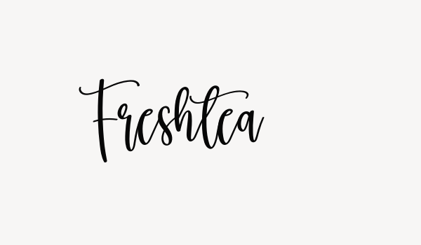 Freshtea Font