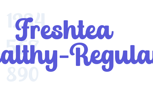 Freshtea Healthy-Regular Font Download