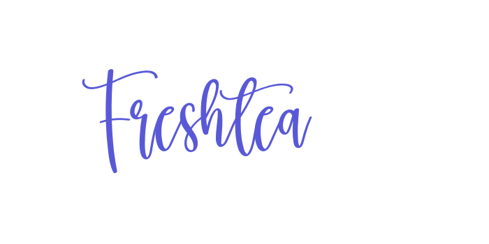 Freshtea Font