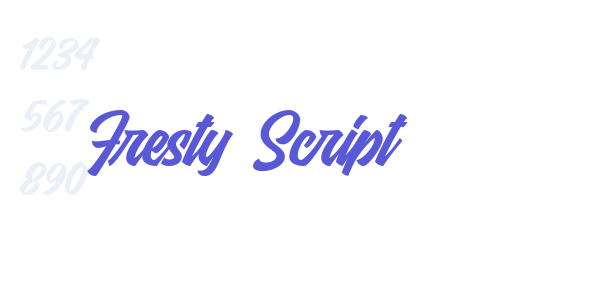 Fresty Script font free