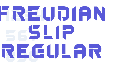 Freudian Slip Regular Font