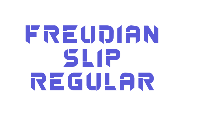 Freudian Slip Regular Font Download