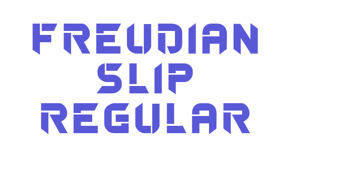 Freudian Slip Regular Font Download