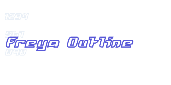 Freya Outline font free