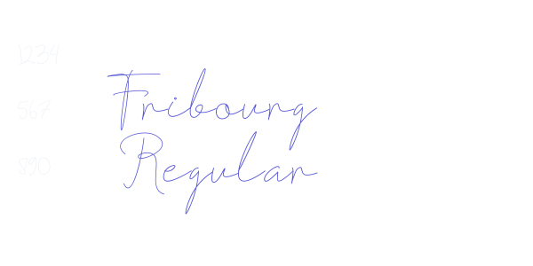 Fribourg Regular font free