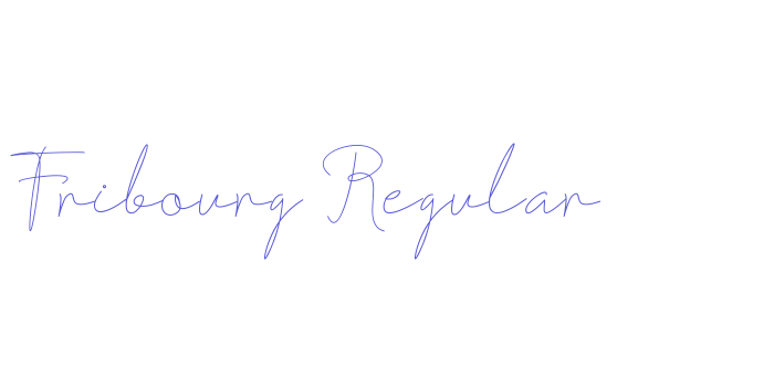 Fribourg Regular Font Download