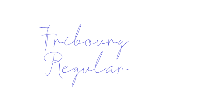 Fribourg Regular Font