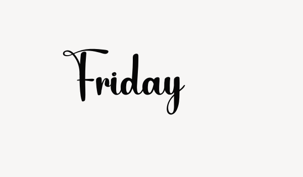 Friday Font