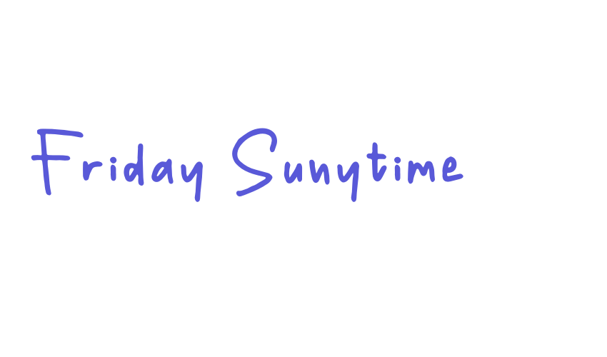 Friday Sunytime Font Download