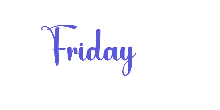 Friday Font