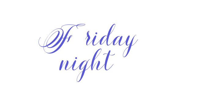 Friday night Font Download