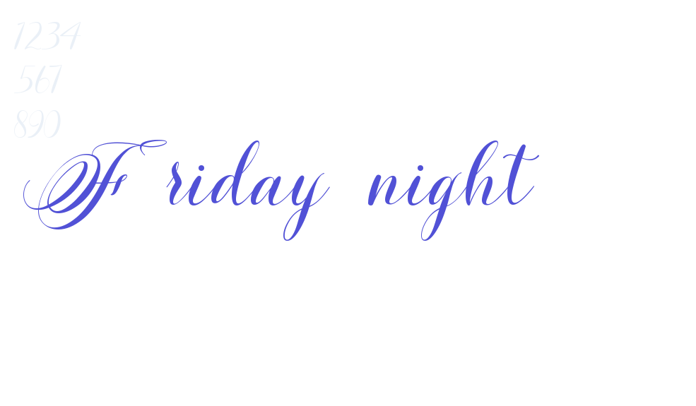 Friday night-font-download