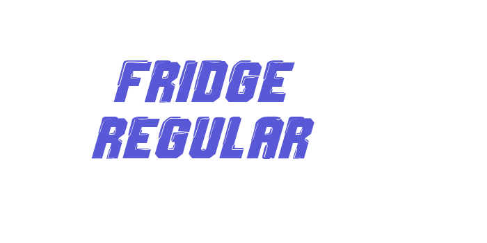 Fridge Regular Font Download