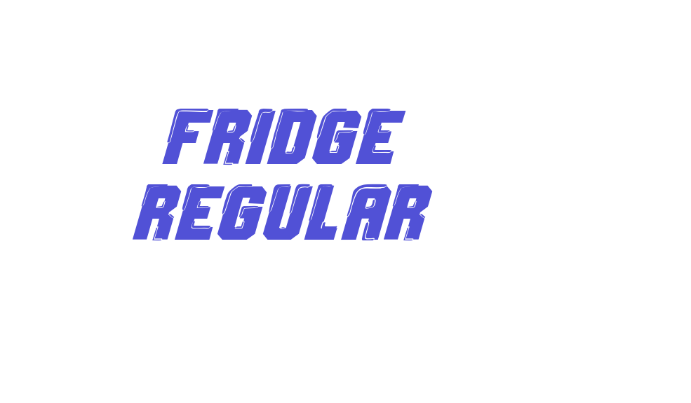 Fridge Regular-font-download