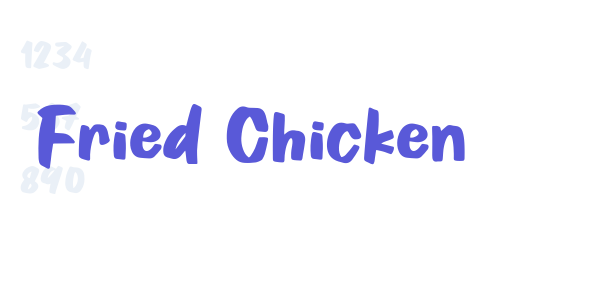 Fried Chicken font