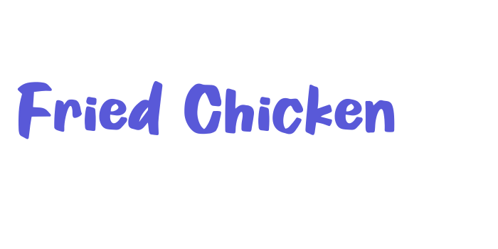 Fried Chicken Font