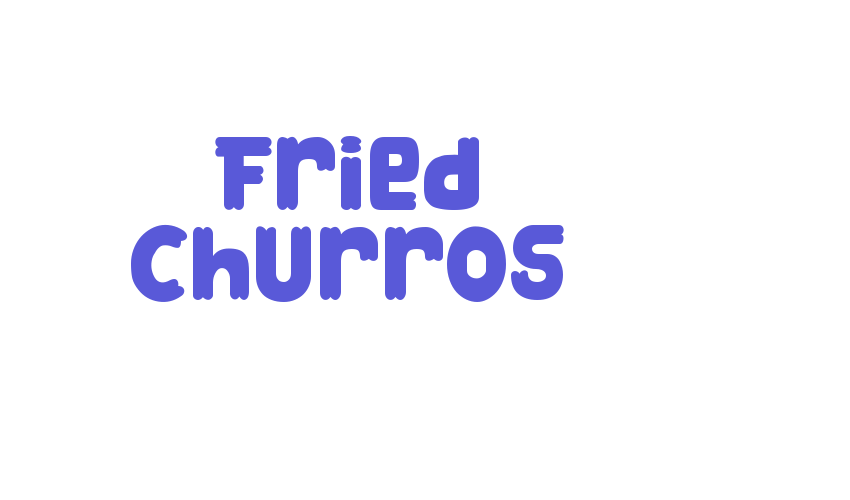 Fried Churros Font