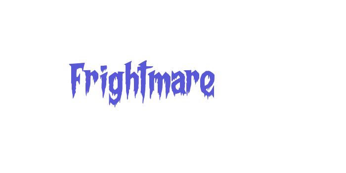 Frightmare Font Download