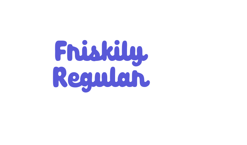 Friskily Regular Font Download