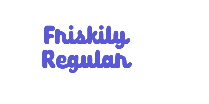 Friskily Regular Font Download