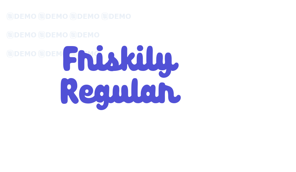 Friskily Regular-font-download