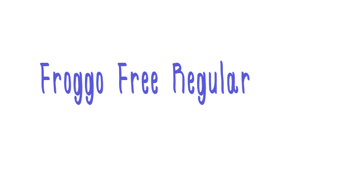 Download Froggo Free Regular Font