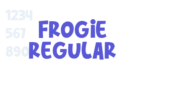 Frogie Regular font free