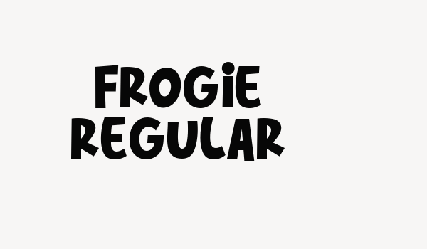 Frogie Regular Font