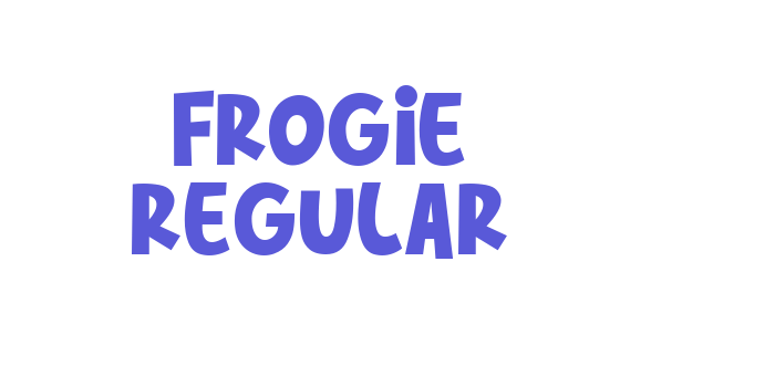 Frogie Regular Font Download